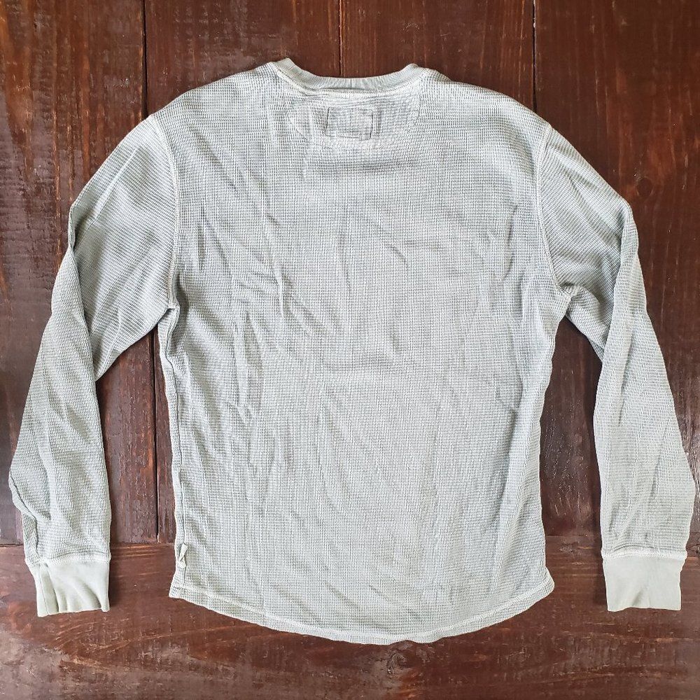 Woolrich Thermal Sweatshirt, M, Light Green - Picture 3 of 3